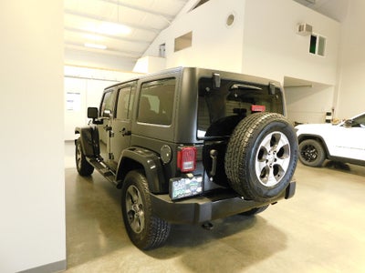 2017 Jeep Wrangler SAHARA CERTIFIED 4X4