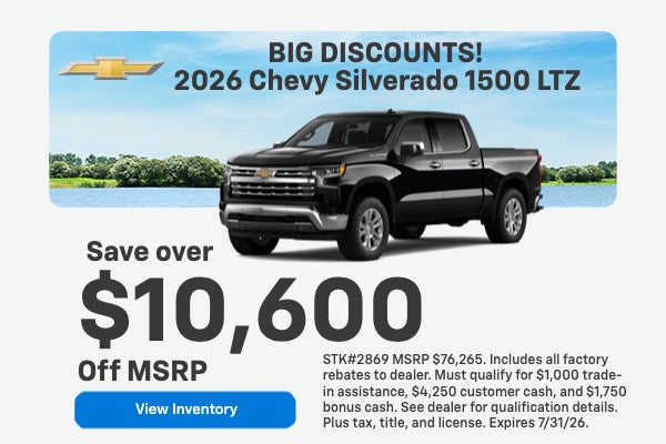 New 2026 Chevy Silverado 1500 LTZ