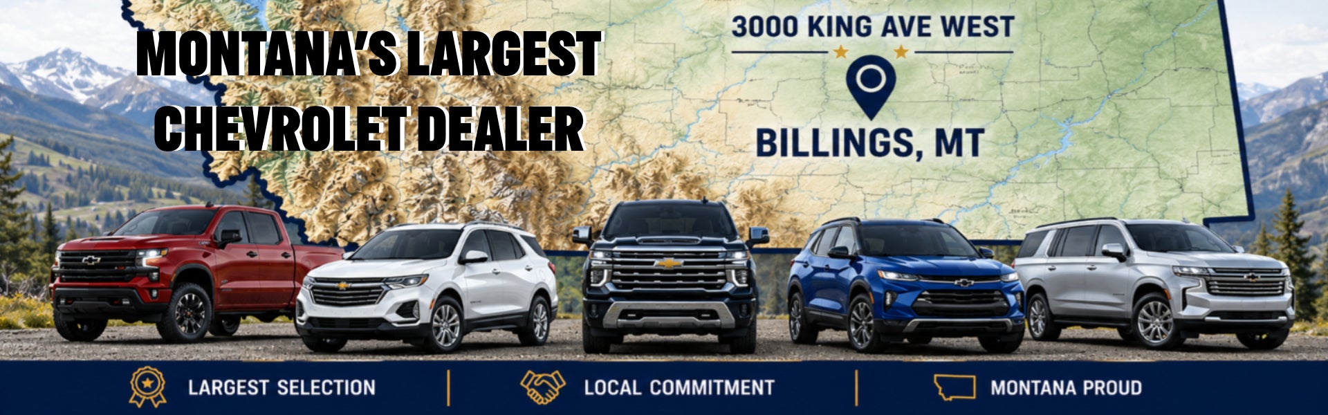 Denny Menholt in Billings Montana's Largest Chevrolet Dealer