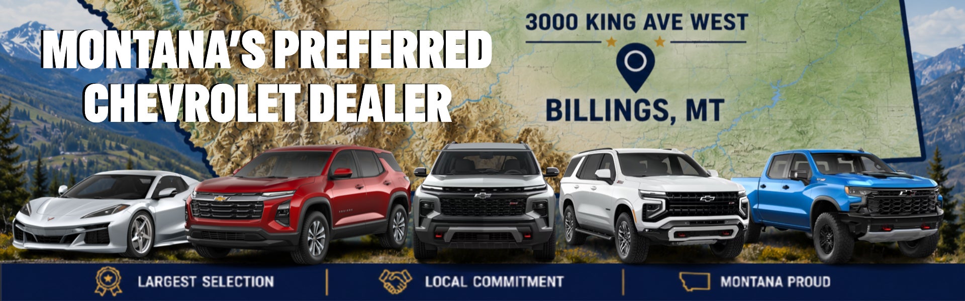 Denny Menholt in Billings Montana's Largest Chevrolet Dealer