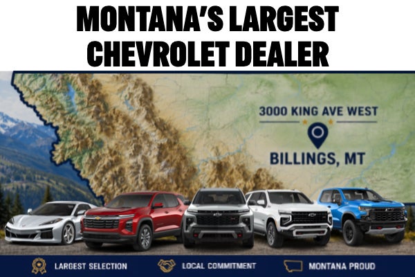 Denny Menholt in Billings Montana's Largest Chevrolet Dealer